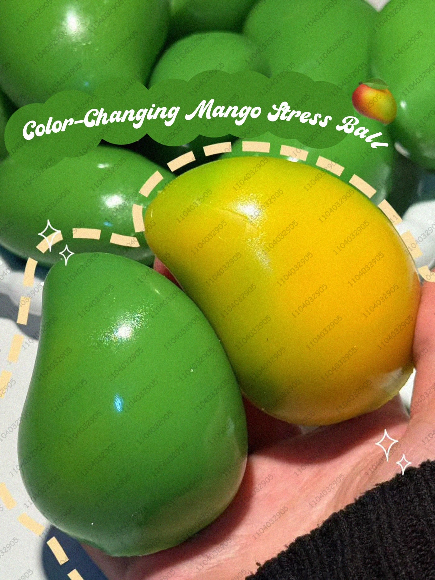Crunchy Mango Stress Ball Squishy